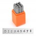 ImpressArt Basic Number Stamps - Newsprint 3mm ImpressArt Basic Number Stamps - Newsprint 3mm