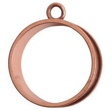 Nunn Design Open Large Deep Channel Bezel - Antique Copper - Each