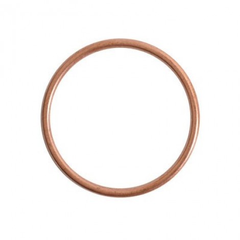 35mm Nunn Design Open Frame Large Hoop - Ant Copper - Pack of 2 35mm Nunn Design Open Frame Large Hoop - Ant Copper - Pack of 2
