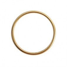 35mm Nunn Design Open Frame Large Hoop - 24K Gold Plated - Pack of 2
