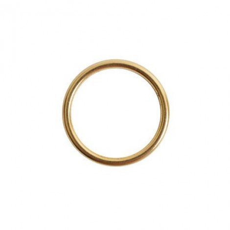 25mm Nunn Design Open Frame Small Hoop - Ant Gold