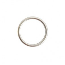 25mm Nunn Design Open Frame Small Hoop - Ant Silver