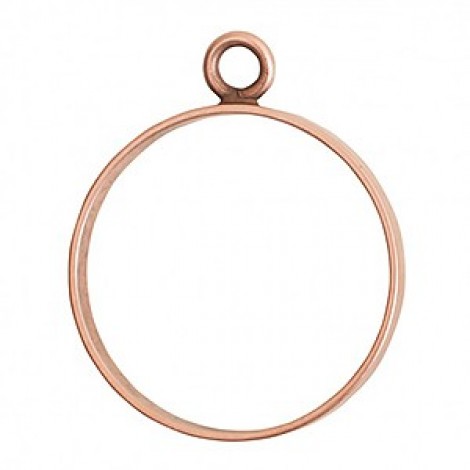 25mm Nunn Design Open Frame Large Circle - Ant Copper