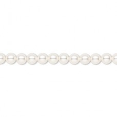 4mm Crystal Passions® 5810 Crystal Pearls - White