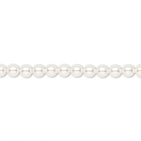 4mm Crystal Passions® 5810 Crystal Pearls - White