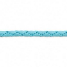 3.5-4mm Blue Leatherette Bolo Cord - 36 in (90cm)
