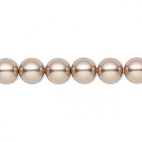 8mm Crystal Passions® Crystal Pearls - Bronze