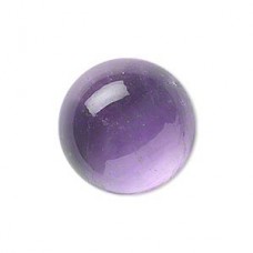 8mm Amethyst Gemstone Natural Round Cabochons - Each