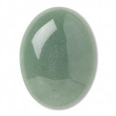 40x30mm Green Aventurine Oval Cabochon - Each
