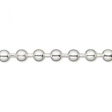 2.4mm Silver Plated Steel Ball Chain