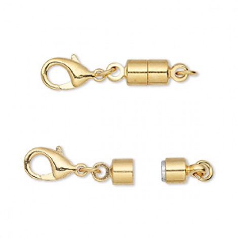 Magnetic Clasp converter-  Magna Clasp™, Gold-plated Brass, 25x6mm.