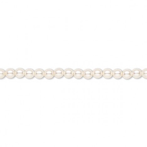 3mm Crystal Passions® Crystal Pearls - Cream Rose Light