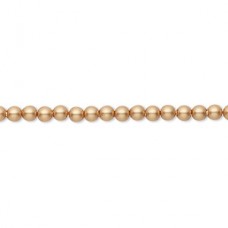 3mm Crystal Passions® Crystal Pearls - Vintage Gold