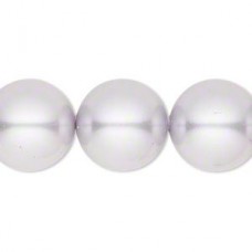 16mm Swarovski 5811 Large Hole Pearls - Lavender - Each
