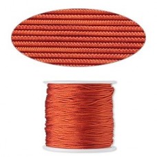 1mm Rust Imitation Silk Cord - 100ft (30.5m)