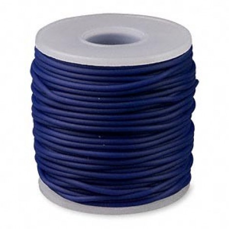 2mm Royal Blue Latex Free Rubber Cord
