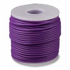 2mm Purple Latex Free Rubber Cord - 2 metres