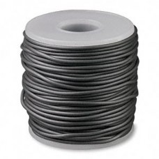 2mm Pewter Latex Free Rubber Cord