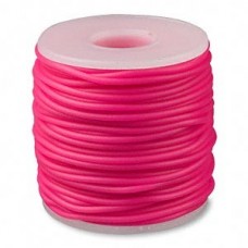 2mm Hot Pink Latex Free Rubber Cord