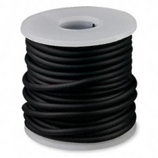 3mm Black Latex Free Rubber Cord