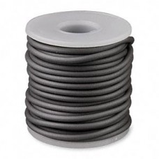 3mm Pewter Latex Free Rubber Cord