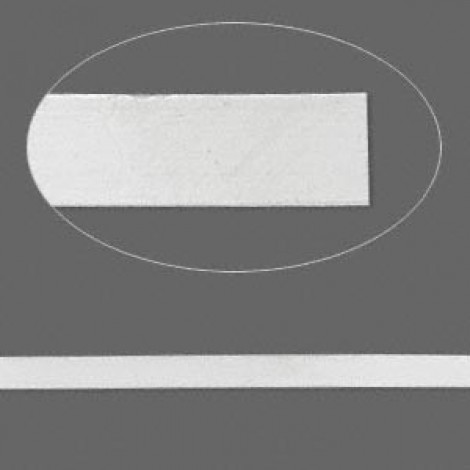 1/8" (3.2mm) 28ga Dead Soft Fine Silver Bezel 30cm Strip 