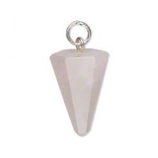 32x16mm Faceted Rose Quartz Pendant Drop - Each
