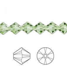 8mm Crystal Passions® Crystal Bicones - Peridot