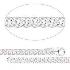3.5mm 24in Sterling Silver Filled Curb Chain Necklace - Each