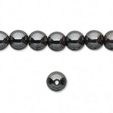 8mm Magnetic Hemalyke Black Pearl Beads