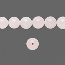 8mm Natural B-Grade Rose Quartz Round Beads