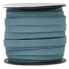 10mm Micro Fiber Faux Suede Cord - Turquoise - Per Metre