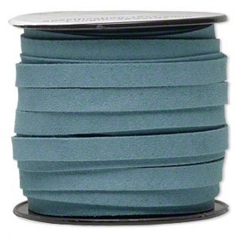 10mm Micro Fiber Faux Suede Cord - Turquoise