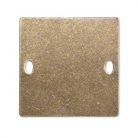 32mm Vintage Brass Square Link Finding - Pack of 4 32mm Vintage Brass Square Link Finding - Pack of 4