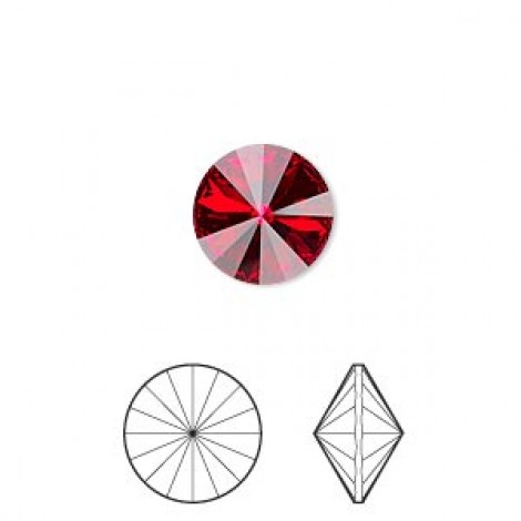 12mm Crystal Passions® Rivoli Crystal - Siam Light - Pack of 2 12mm Crystal Passions® Rivoli Crystal - Siam Light - Pack of 2