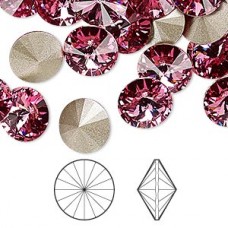 10.7mm Crystal Passions® Rivoli Crystal - Rose - Pack of 2