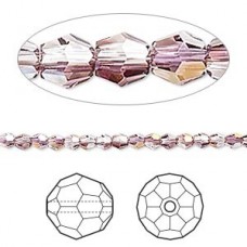 3mm Swarovski Round Beads - Lilac Shadow - Pack of 10