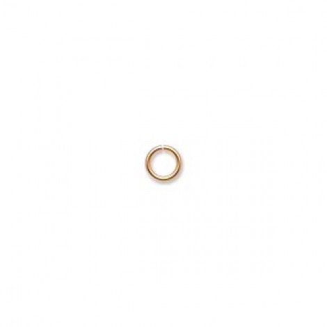 5mm (3.4mm ID) 20ga Round Jumprings - Gold Plated Brass - Pack of 50 5mm (3.4mm ID) 20ga Round Jumprings - Gold Plated Brass - Pack of 50