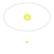 1.5mm Neon Yellow Silicon Bead Bumpers - Pack of 1000