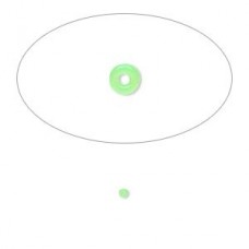 1.5mm Neon Green Silicon Bead Bumpers - Pack of app 300