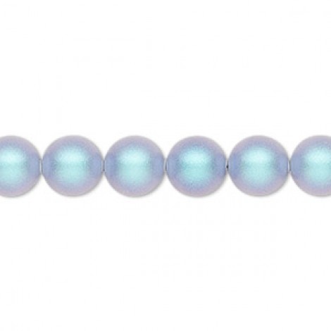 8mm Crystal Passions® 5810 Crystal Pearls - Iridescent Light Blue