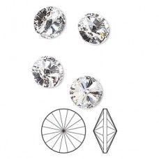 16mm Preciosa Maxima 1122 Rivoli - Crystal - Each