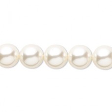 10mm Crystal Passions® Crystal Pearls - Cream Rose Light