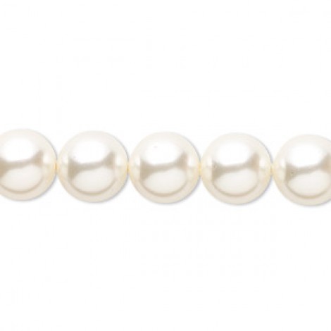 10mm Crystal Passions® Crystal Pearls - Cream Rose Light