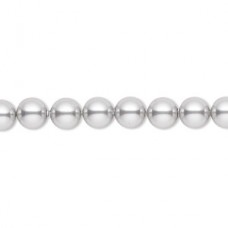 6mm Crystal Passions®  5810 Crystal Pearls - Light Grey