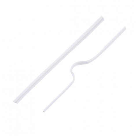 4mm Flat White Single Core Plastic Coated Wire Nose Bridge for Face Masks