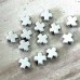 6.2mm (1.5mm ID) High Quality Silver Plated Cross Spacer Beads - Pack of 2 6.2mm (1.5mm ID) High Quality Silver Plated Cross Spacer Beads - Pack of 2
