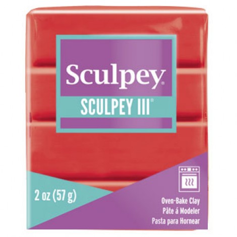 Sculpey III 56g - Red Hot Red