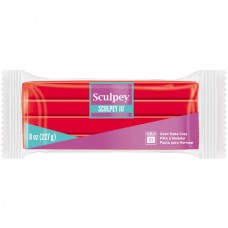 Sculpey III Polymer Clay - Red Hot Red - 227g (8oz)