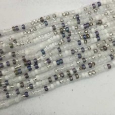 8/0 Czech Strung Seed Bead Hanks - Apparition Mix - 36gm